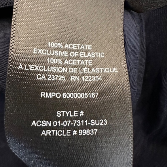 Babaton Aritzia Slip Satin Maxi Skirt Womens Sz. 16 Pull on Elastic Waist Fairy - Picture 12 of 16